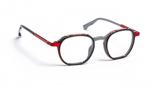 J.F. Rey JF2949 Eyeglasses, BLACK 3D/RED (0530)