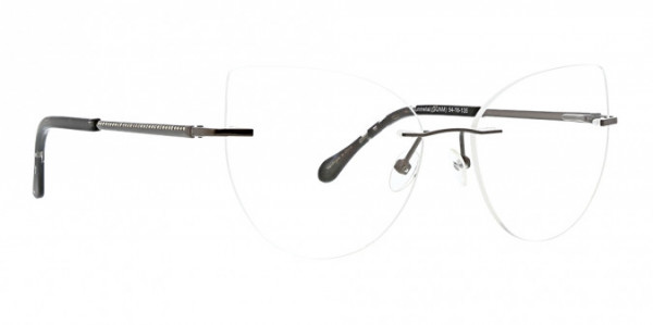 Totally Rimless TR 309 Bailey Eyeglasses, Gunmetal