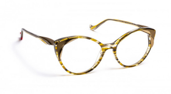 Boz by J.F. Rey LIBERTA Eyeglasses, STRIPES KHAKI/METAL KHAKI/GOLD (4050)