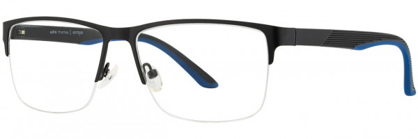 Adin Thomas Adin Thomas AT-422 Eyeglasses, Black / Blue