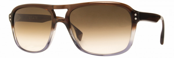 STATE Optical Co STATE Optical Co. Clark Sunwear Sunglasses, Coffee Silver