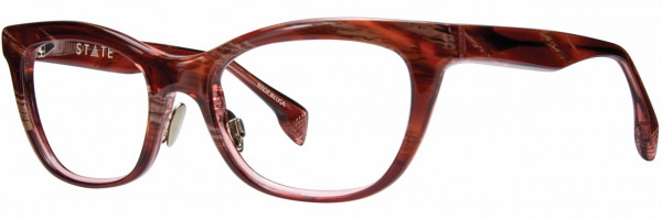 STATE Optical Co STATE Optical Co. Halsted Global Fit Eyeglasses, Berry