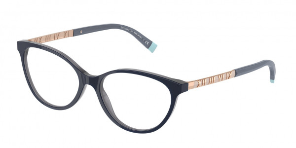 Tiffany & Co. TF2212F Eyeglasses, 8283 OPAL BLUE GREY (BLUE)