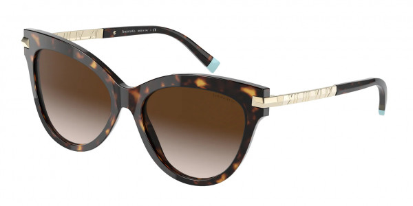 Tiffany & Co. TF4182 Sunglasses, 80153B HAVANA BROWN GRADIENT (TORTOISE)