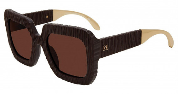Carolina Herrera SHN600 Sunglasses, Brown 5GDM