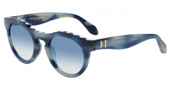 Carolina Herrera SHN607M Sunglasses, Blue 06X8