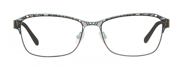 Liz Claiborne L 655 Eyeglasses, 0ETJ BLACK TEAL