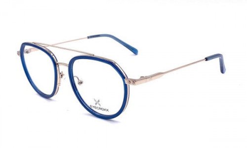 Eyecroxx EC619MD Eyeglasses, C3 Gold Blue
