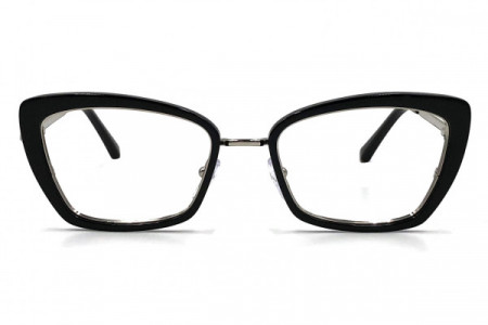 Pier Martino PM6512 - LIMITED STOCK Eyeglasses, C4 Black Gun Crystal