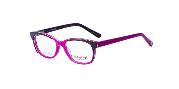 Alpha Viana K-2555 Eyeglasses, C3 - Brown/Purple