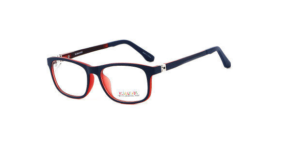 Alpha Viana K-2566 Eyeglasses, C2- matte blue/ light orange