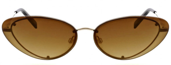 KENDALL + KYLIE Trinity Sunglasses, Shiny Light Gold/Brown Gradient