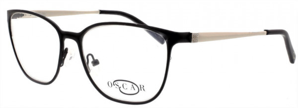 O by Oscar de la Renta OSL469 Eyeglasses, 002 Semi Matte Black
