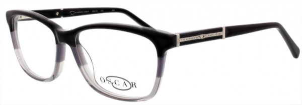 O by Oscar de la Renta OSL474 Eyeglasses, 001 Black Gradient