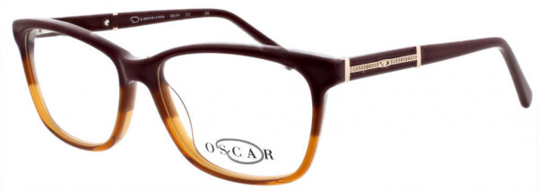 O by Oscar de la Renta OSL474 Eyeglasses, 210 Burgundy Gradient