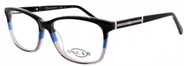 O by Oscar de la Renta OSL474 Eyeglasses, 414 Navy Gradient