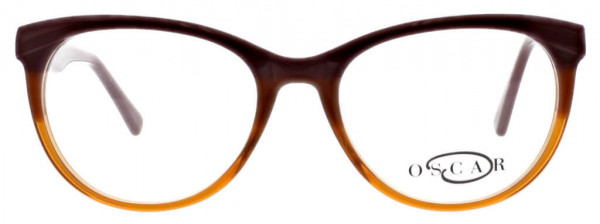 O by Oscar de la Renta OSL727 Eyeglasses, 611 Red/ Brown/ Amber Gradient