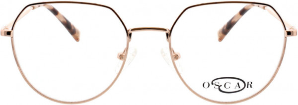 O by Oscar de la Renta OSL741 Eyeglasses, 780 Shiny Rose Gold