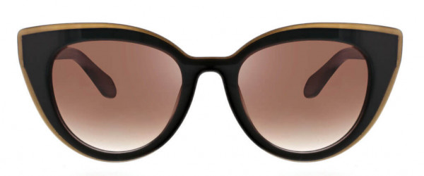 BCBGMAXAZRIA BA5000 Sunglasses, 202 Crystal Brown and Pink/Brown Gradient