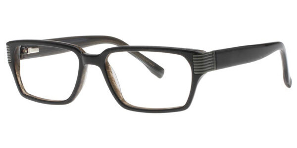 Buxton by EyeQ BX24 Eyeglasses, Black