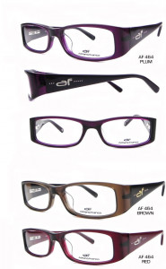 Hana AF 464 Eyeglasses, Plum