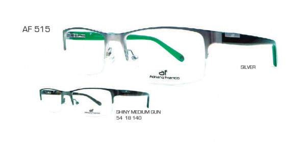 Hana AF 515 Eyeglasses, Silver