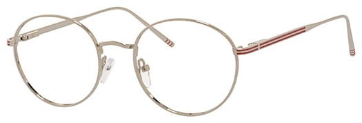 Scott & Zelda SZ7453 Eyeglasses, Silver/Red