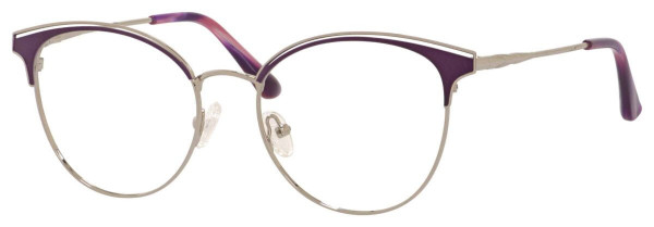 Scott & Zelda SZ7452 Eyeglasses, Matte Purple/Silver