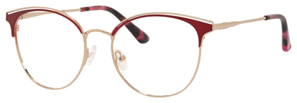 Scott & Zelda SZ7452 Eyeglasses, Matte Red/Gold