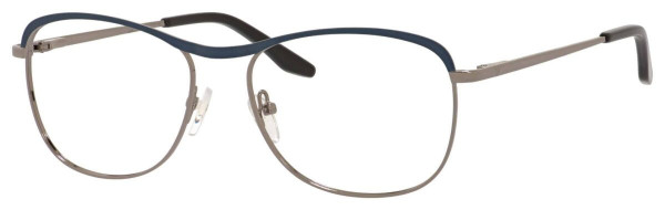 Scott & Zelda SZ7451 Eyeglasses, Matte Blue/Gunmetal