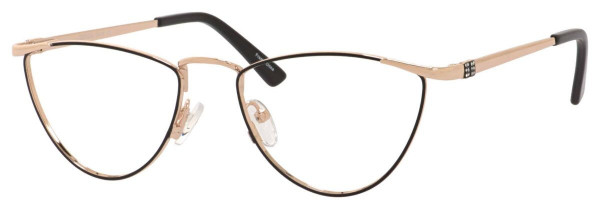 Scott & Zelda SZ7444 Eyeglasses, Satin Black/Gold