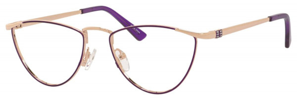 Scott & Zelda SZ7444 Eyeglasses, Satin Purple/Gold