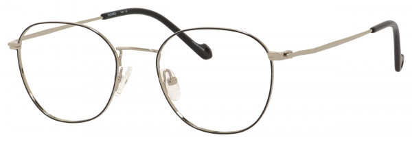 Scott & Zelda SZ7441 Eyeglasses, Black/Silver