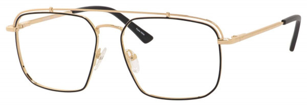 Scott & Zelda SZ7439 Eyeglasses, Black/Gold
