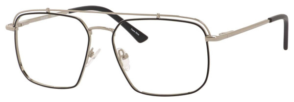 Scott & Zelda SZ7439 Eyeglasses, Black/Silver