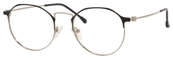 Scott & Zelda SZ7432 Eyeglasses, Black/Silver