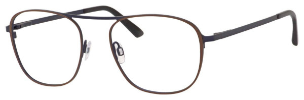 Scott & Zelda SZ7379 Eyeglasses, Navy/Brown
