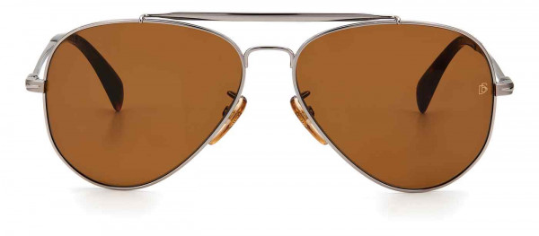 David Beckham DB 1004/S Sunglasses, 06LB RUTHENIUM
