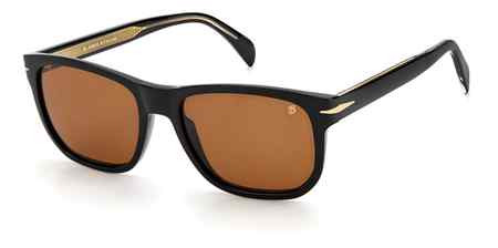 David Beckham DB 1045/S Sunglasses, 0807 BLACK