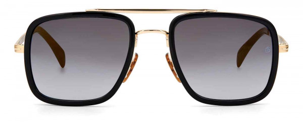 David Beckham DB 7002/S Sunglasses, 0RHL GOLD BLCK