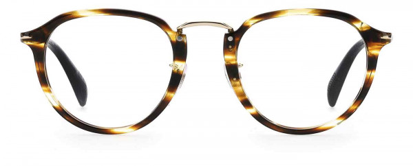 David Beckham DB 1014 Eyeglasses, 0HQZ BROWNHORN