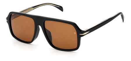 David Beckham DB 7059/F/S Sunglasses, 0807 BLACK