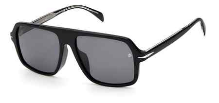David Beckham DB 7059/F/S Sunglasses, 0BSC BLCK SILV
