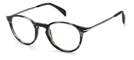 David Beckham DB 1049 Eyeglasses, 02W8 GREY HORN