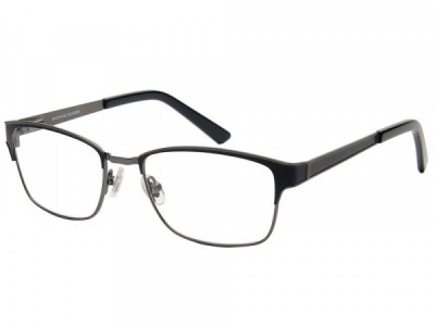 Amadeus A1024 Eyeglasses, Black Over Gunmetal