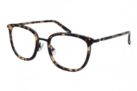 Amadeus A1007 Eyeglasses, Tortoise Zyl Over Brown Metal