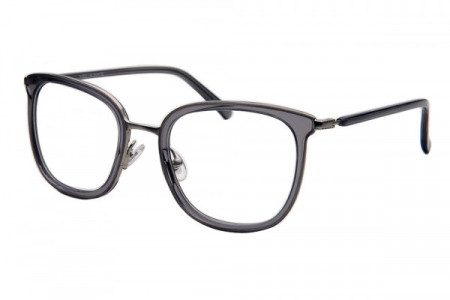 Amadeus A1007 Eyeglasses, Gray Zyl Over Matte Silver Metal