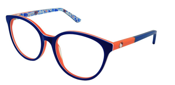 Hello Kitty HK 330 Eyeglasses, 2-BLUE/PEACH
