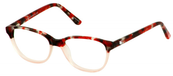Hello Kitty HK 313 Eyeglasses, 2-RED MULTI