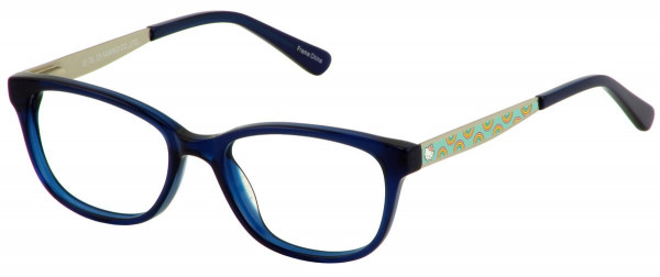 Hello Kitty HK 309 Eyeglasses, 3-NAVY